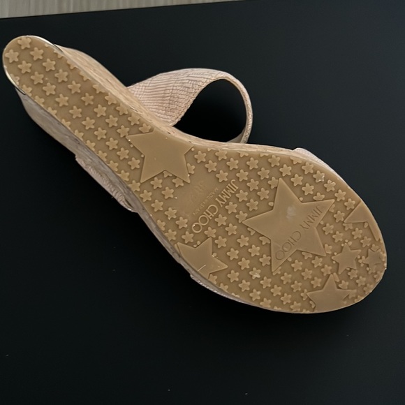 Jimmy Choo wedges size 38 1/2 NEVER WORN - Picture 8 of 11